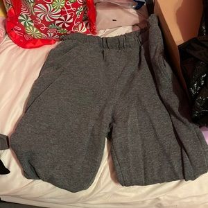 Grey sweatpants